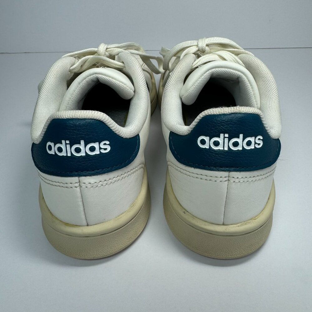 Adidas Shoes GRAND COURT White Leather Sneakers Women's Size 7 Good Condition - Picture 4 of 8
